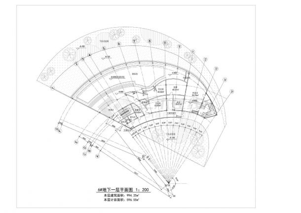 宁波高新区远大中心项目-6号楼平面图-图一