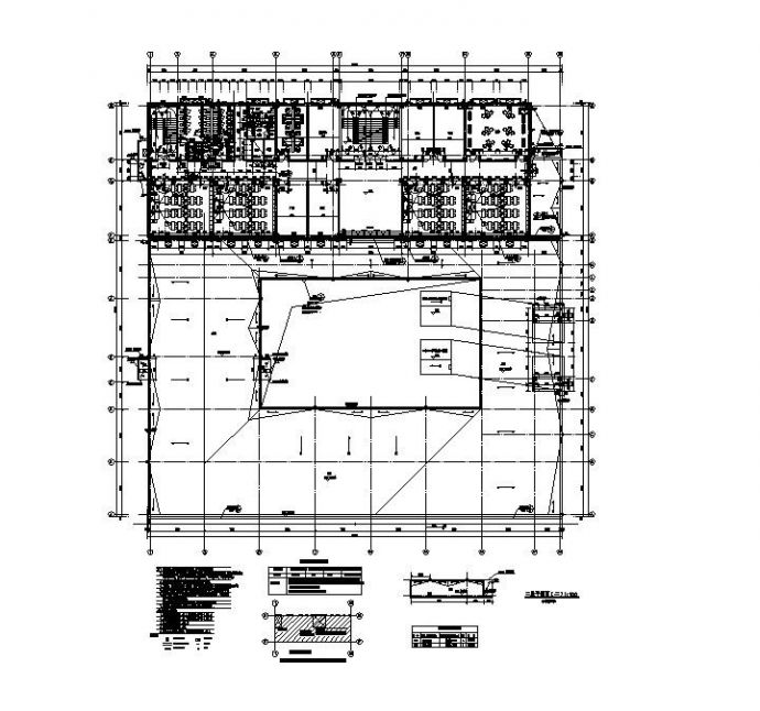 慧文中学平面建筑设计图_图1