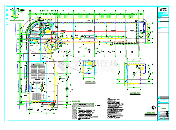 某地科创中心孵化园项目建筑工程施工图CAD图纸-图一
