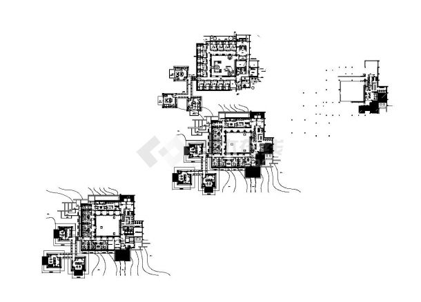 某地市别墅平面建筑图-图一