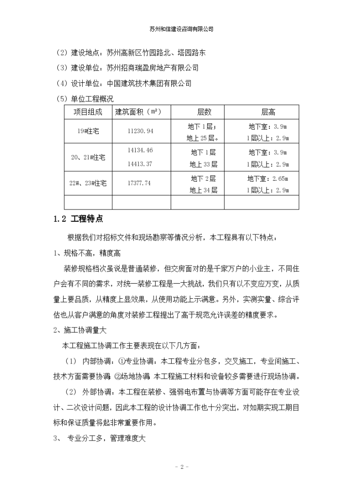 招商竹园路项目一期工程监理实施细则方案-图二