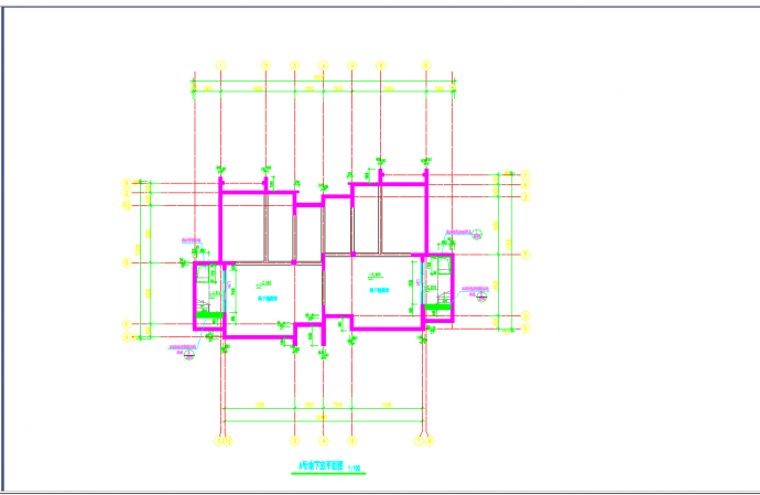 某地某别墅建筑施工图CAD图纸_图1