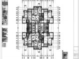 A-W-DT007_4号、5号楼四~十六层、4、5号楼标准层设备穿洞示意图十八层平面图图片1