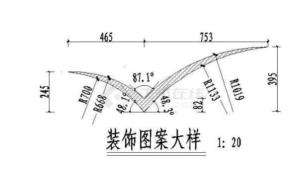 某城市桥梁细部栏杆节点设计CAD参考详图-图一