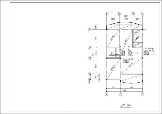 某新农村住宅建筑设计CAD图纸_图1