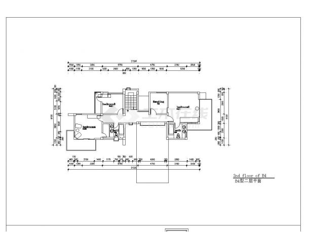 某市房屋建筑工程结构布置CAD参考详图-图二