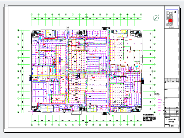 某地大型厂房强电系统施工图纸-图一