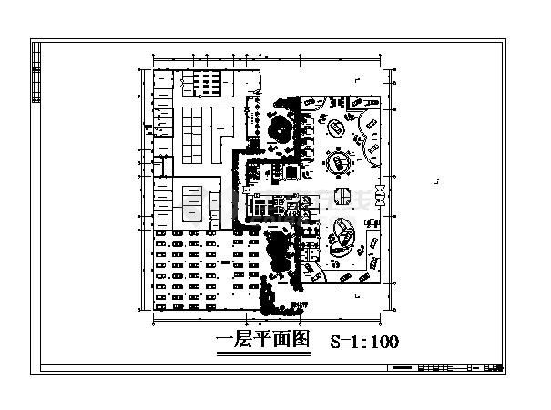 某宝马汽车展厅设计施工图-图二