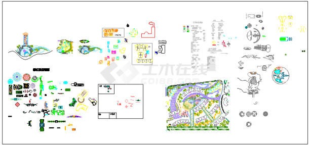 某常用景观设计CAD图库-图一