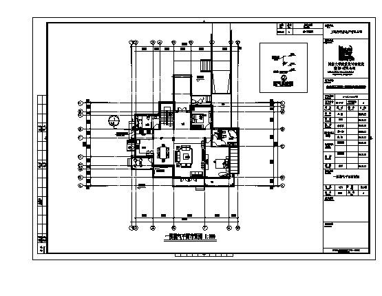 某城市建筑工程暖通结构布置CAD规划详图_图1