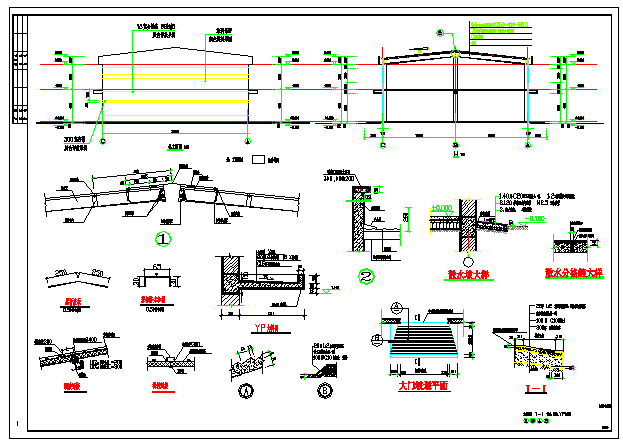天义机械制造有限公司车间建筑施工图