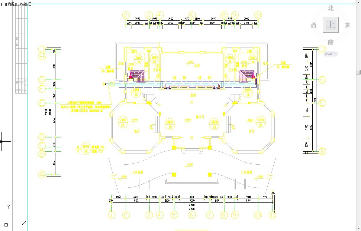 郑州某别墅区340平米3层框混单体别墅全套水暖系统设计CAD图纸