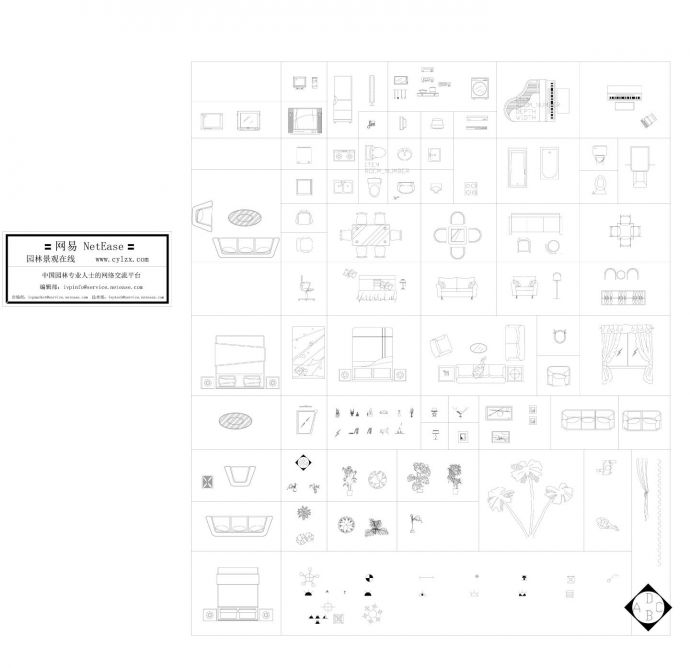 广州某地室内建筑设计室内cad平面图_图1