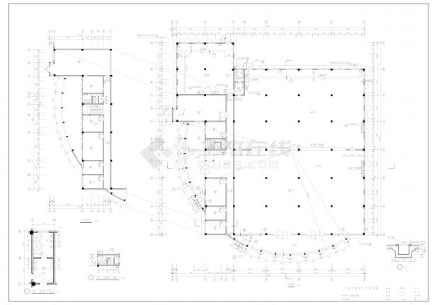 餐厅设计施工图CAD图纸设计餐厅设计建筑图-图一