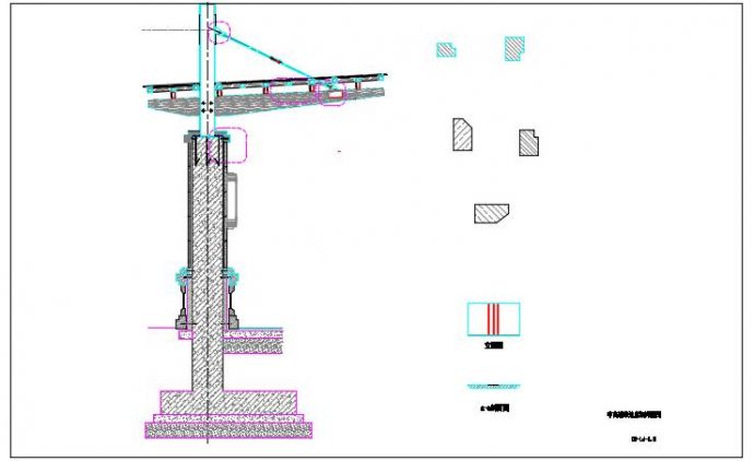 恒大景观廊架CAD施工图.zip_图1