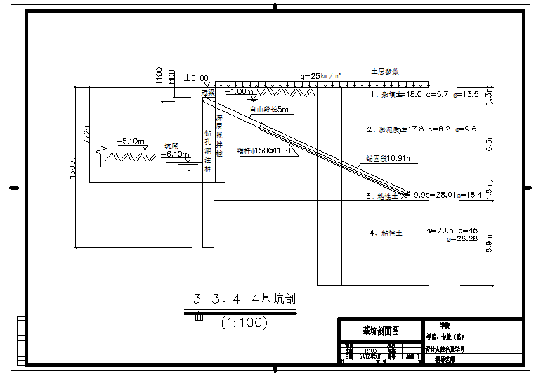 基坑支护设计_【基坑支护】十七万平米商业办公楼设计CAD图