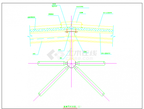 钢结构节点精选之网架屋面节点2-图一