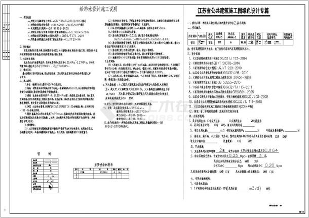 柳山新村集中居住区2号小商铺给排水系统设计-图一