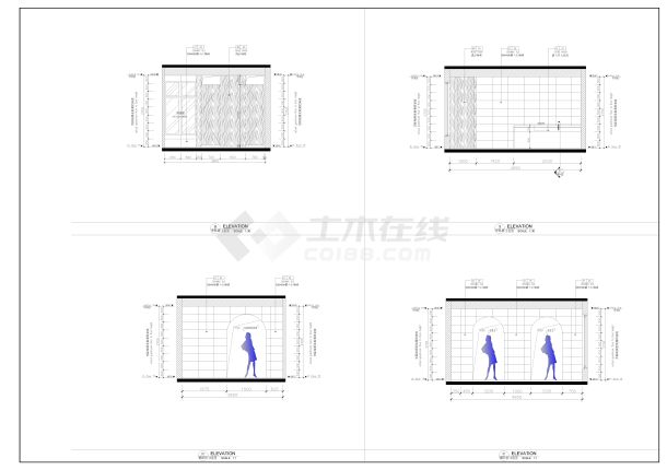 三层（建筑面积5200平方）幼儿园装修 土建 施工图-图二