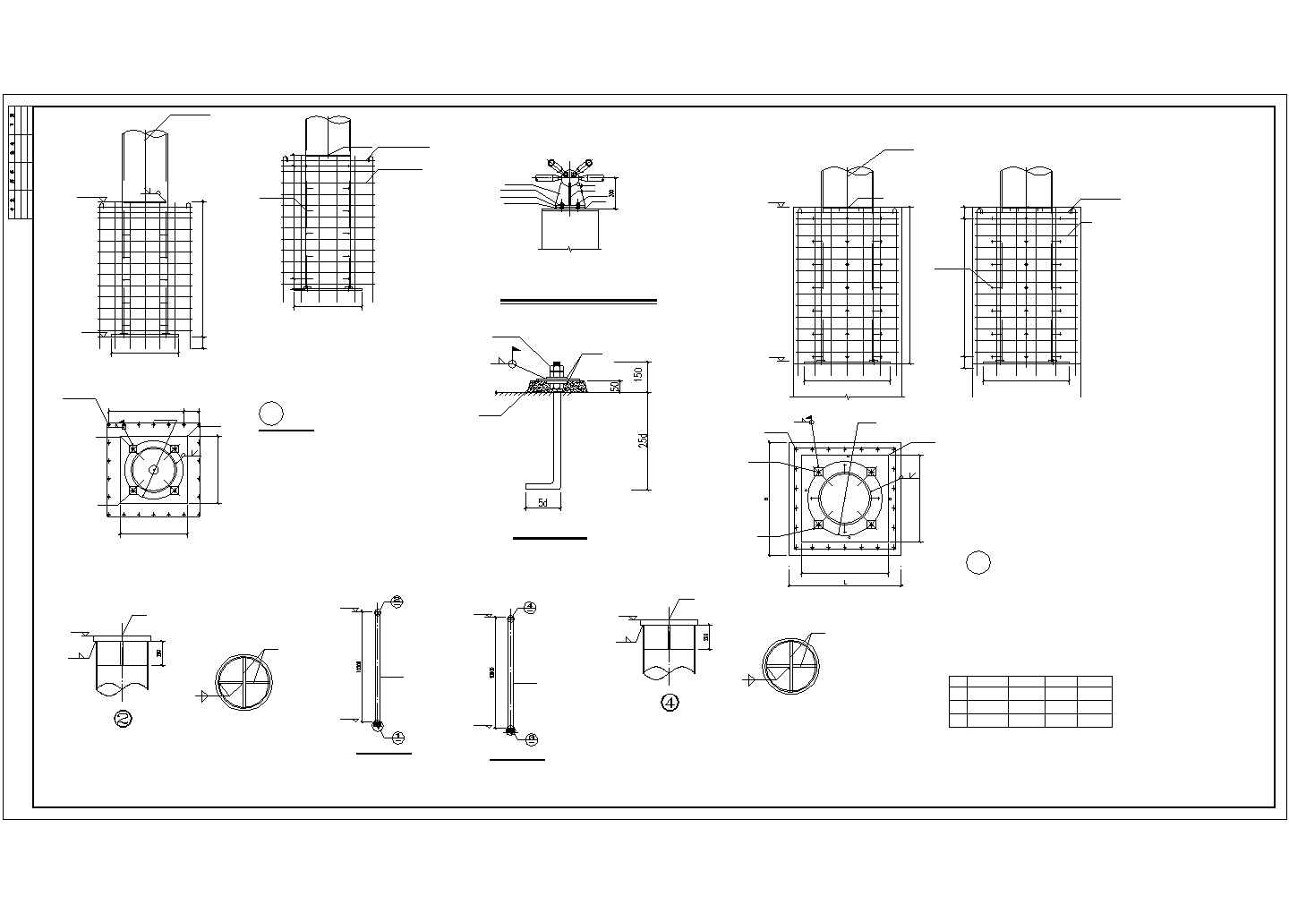 平板网架堆料大棚结构施工图