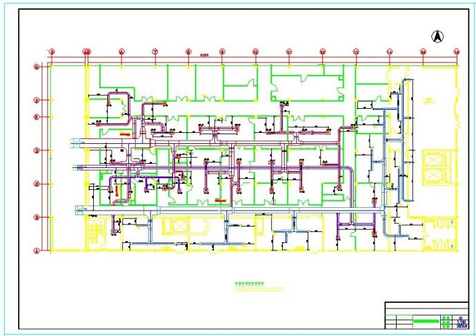 药厂空调工程设计施工图_图1