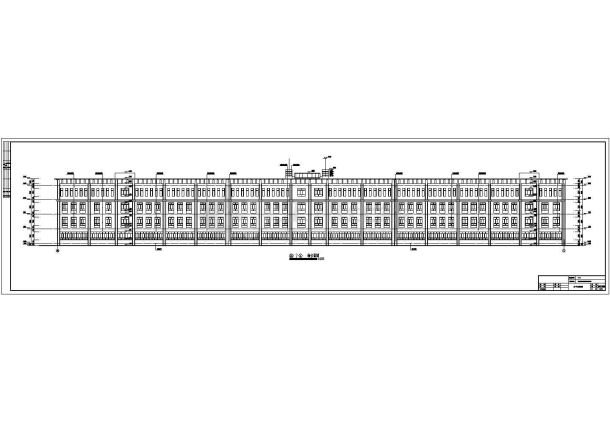 小学5层教学楼建筑设计施工图-图一