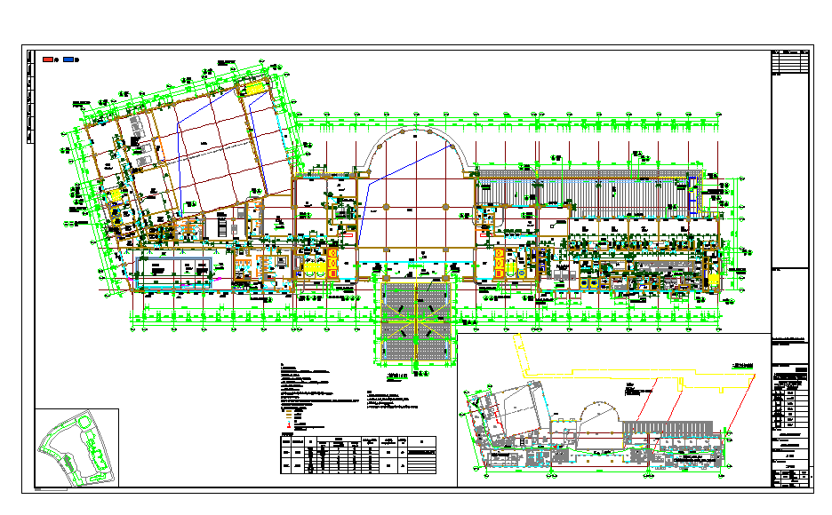 某地无锡万达文旅城施工图B酒店建筑CAD图纸