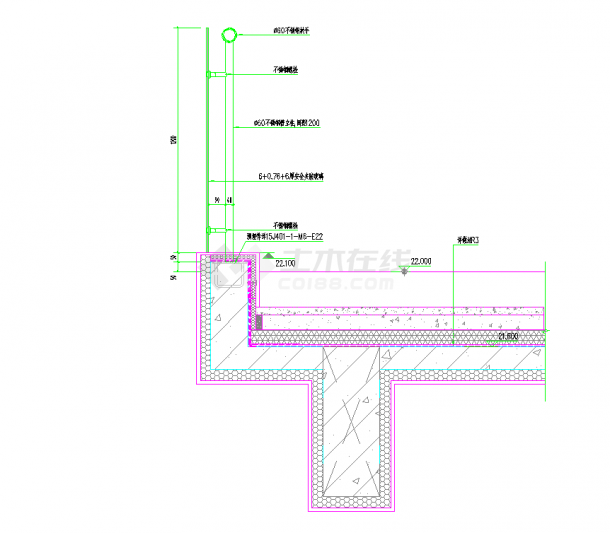苏州知名地产超高层酒店建筑施工图楼梯详图CAD图纸-图二