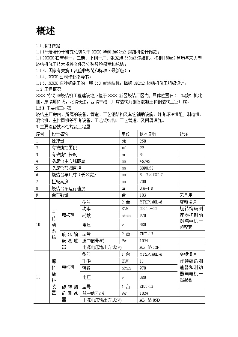 江阴某钢铁有限公司#烧结安装工程施工组织设计.doc-图二