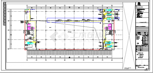 工业厂房-电气-生产用房(大)16一层夹层-电力配电平面图-图二