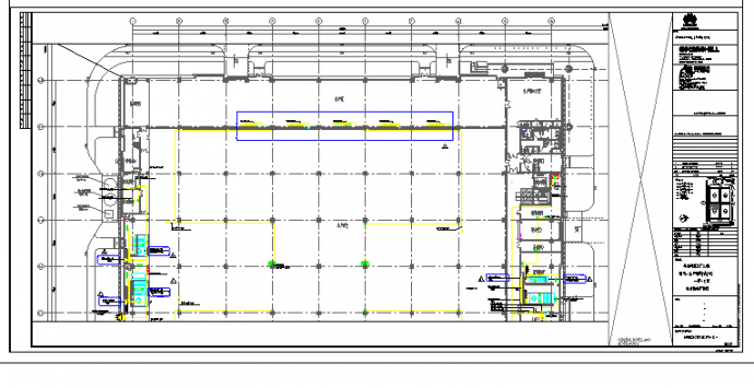 工业厂房-电气-生产用房(大)16一层-电力配电平面图_图1