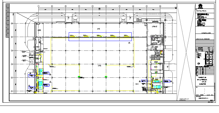 工业厂房-电气-生产用房(大)16一层-电力配电平面图