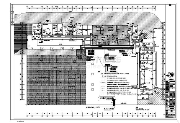 门诊住院综合楼CAD设计图-图一