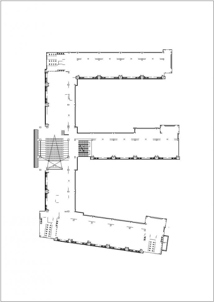 某地区小学建筑方案CAD图纸_图1