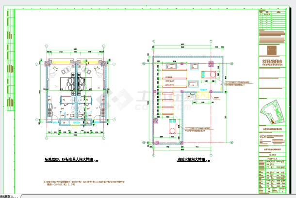 某地无锡万达文旅城施工图四星A酒店-建筑CAD图纸-图二