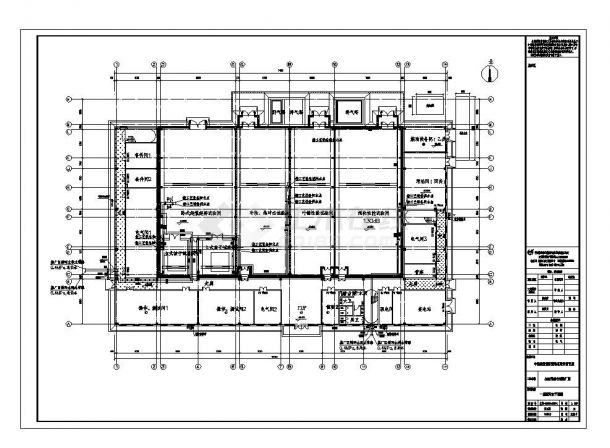 生态科技产业园丁类多层厂房给排水CAD施工图-图一