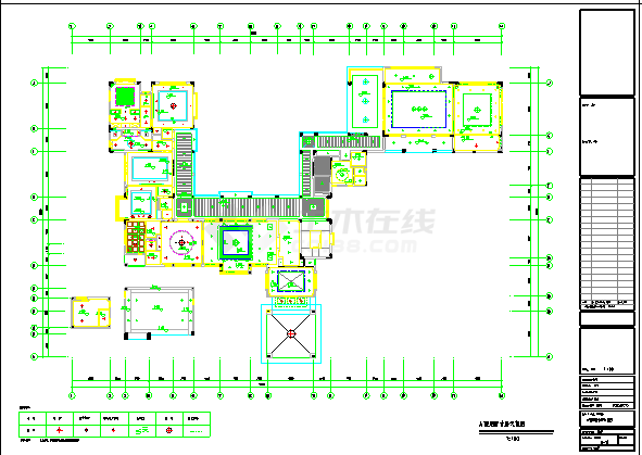 A 型(国际富豪)别墅室内装饰设计施工图则(A1图幅)-图二