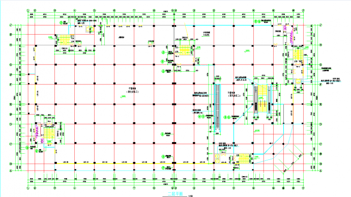 某地商业大厦建筑施工图CAD图纸_图1