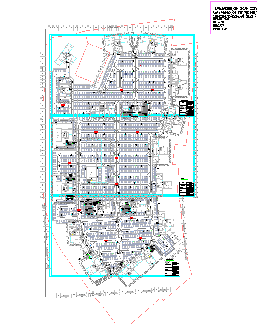 某地城市综合体二标-给排水地下室CAD图纸_图1