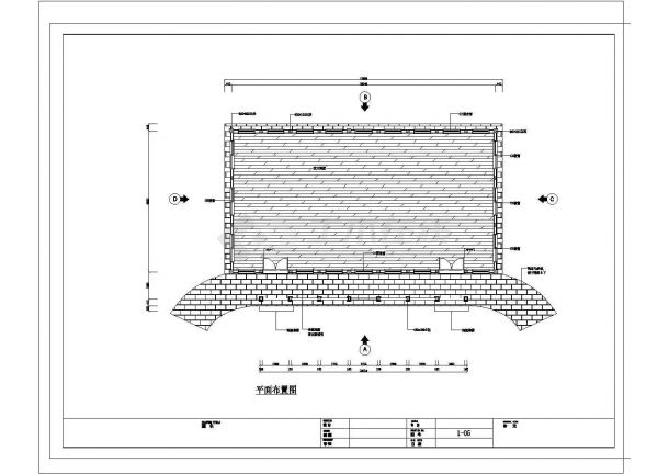 某地木质儿童活动室建筑施工图-图二