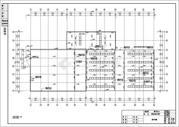单层钢结构汽车4S店建筑设计施工图-图二