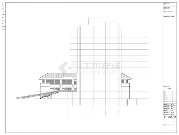 12层高层行政办公楼含人防设计建筑设计施工图-图二