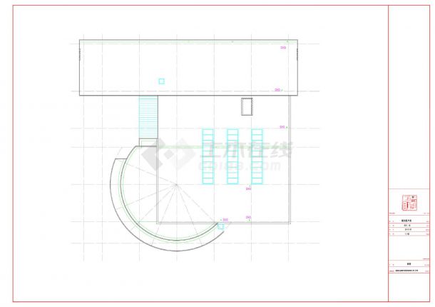 学校3层食堂餐厅建筑设计施工图-图一