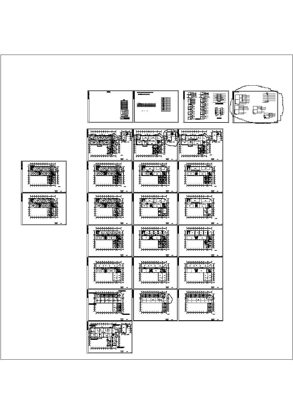 丰隆医疗办公楼电气图设计