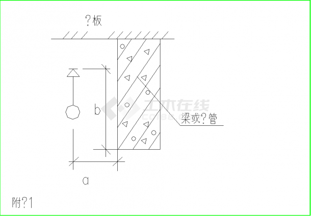 某地云谷D区.给排水设计施工说明CAD图纸-图二