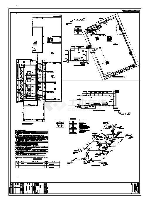 商务办公楼03给排水地下室-图二