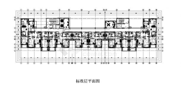 上海某老年公寓13栋疏散电气施工图-图二