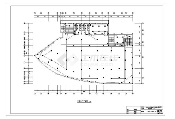 商住楼电气设计CAD图-图二