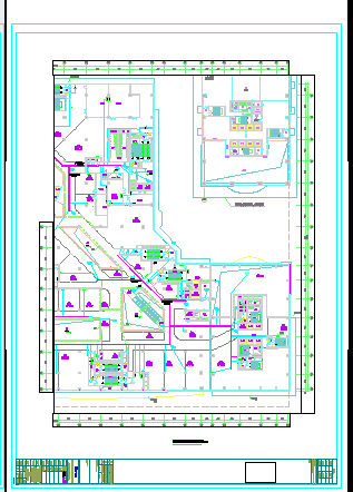 地上商业弱电CAD平面图设计图-图二