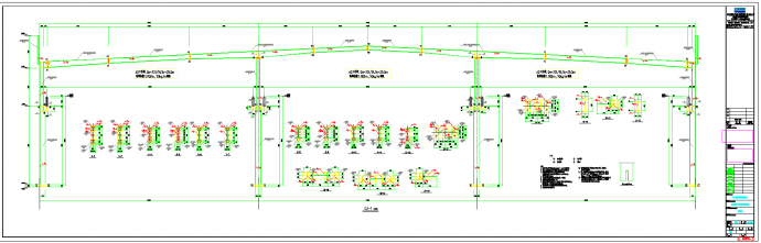 某地2021多层框架结构压铸车间结构施工图CAD图纸_图1